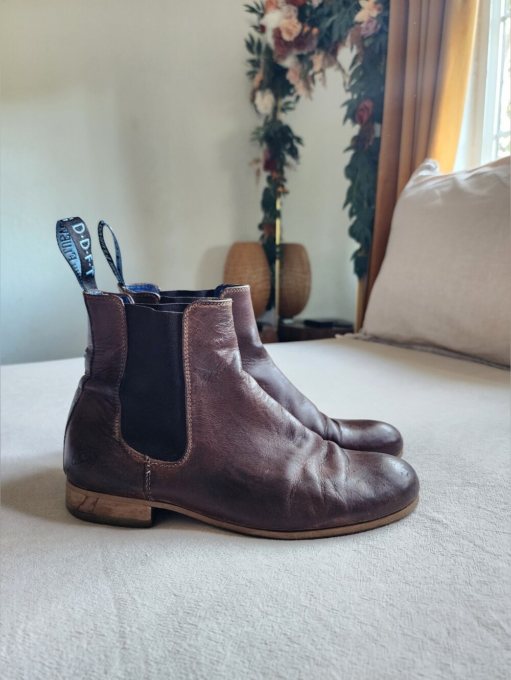 John Fluevog Radio Rci Brown Leather Chelsea Boots